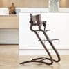 Leander Classic High Chair in Walnut with Safety Bar