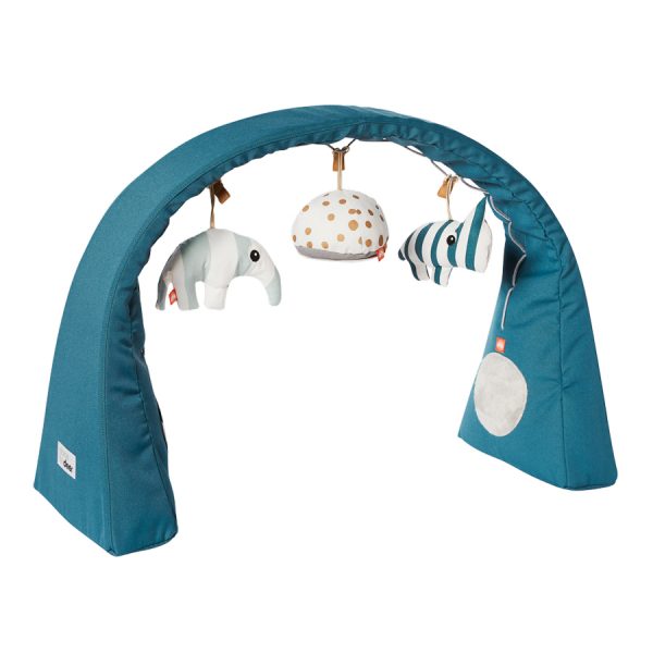 blue baby play gym freestanding by done by deer