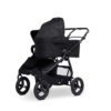 Bumbleride Indie Twin in Black with Bassinet attachment - sold separately
