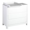 Troll Sun dresser in white with change tray fitted