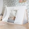 Childhome Tipi Junior Bed with Tent and Mattress