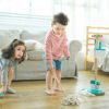 Children playing with Moover Essentials Cleaning Set