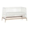 Leander Luna Baby Cot with base in high position