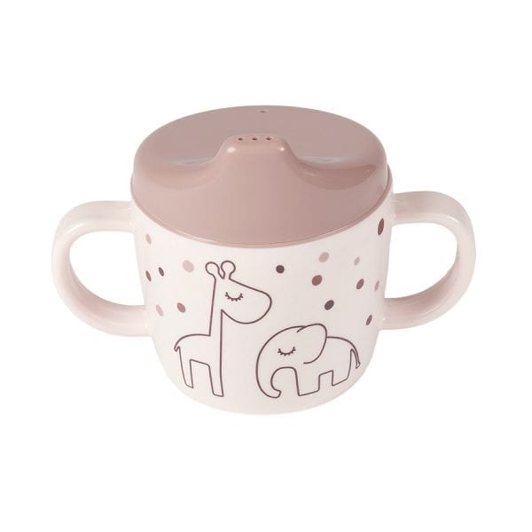 Done by Deer 2 Handle Spout Cup Dreamy Dots - Powder
