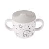 Done by Deer 2 Handle Spout Cup Dreamy Dots - Grey