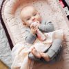 Cozy Nest with Swaddle & Raffi Squeaker Rattle Powder
