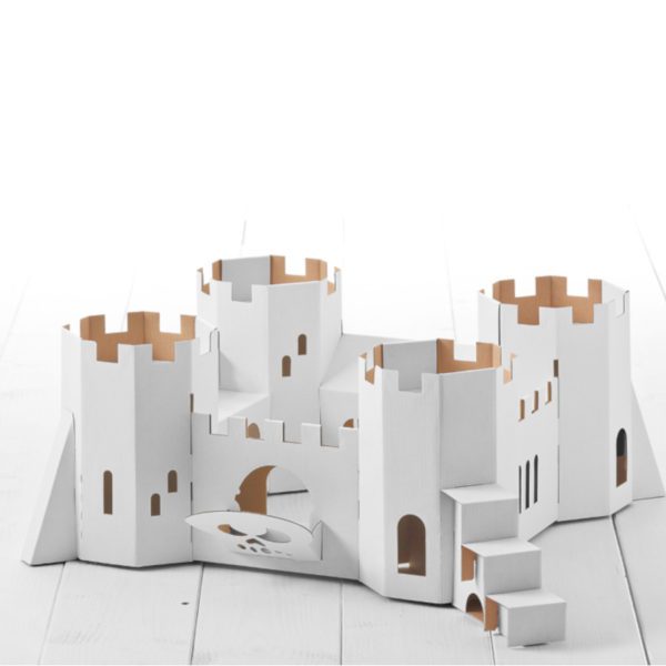 Calafant Pirate Fort - kids cardboard model ready to decorate