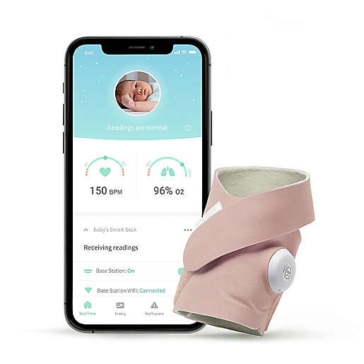 Owlet Smart Sock 3 Baby Monitor Dusty Rose