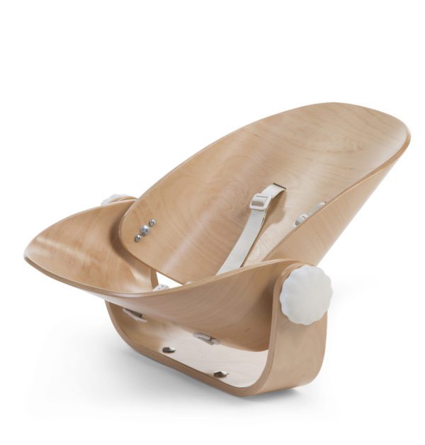 Childhome Newborn Seat for the Evolu 2 High Chair Natural and White