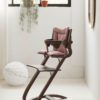 Leander Classic High Chair Walnut and Safety Bar and Cusion