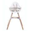 Childhome Evolu 2 High Chair Natural and White