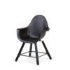 Childhome Evolu 2 High Chair Converted to Toddler Chair at Toddler Height Black CHEVOCHBL
