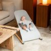 Childhome Evolu 2 High Chair Natural and Jersey Grey