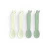 Done by Deer Kiddish 4 Piece Spoon Set Lalee Green