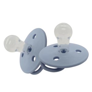 Mininor Dummy 2 Pack Silicone 6m+ Nordic Sky Blue
