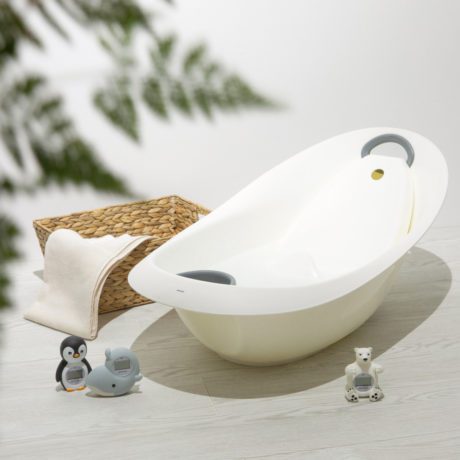 Mininor baby bath with seat and toy thermometers