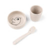 Silicone First Meal Set Birdee Sand